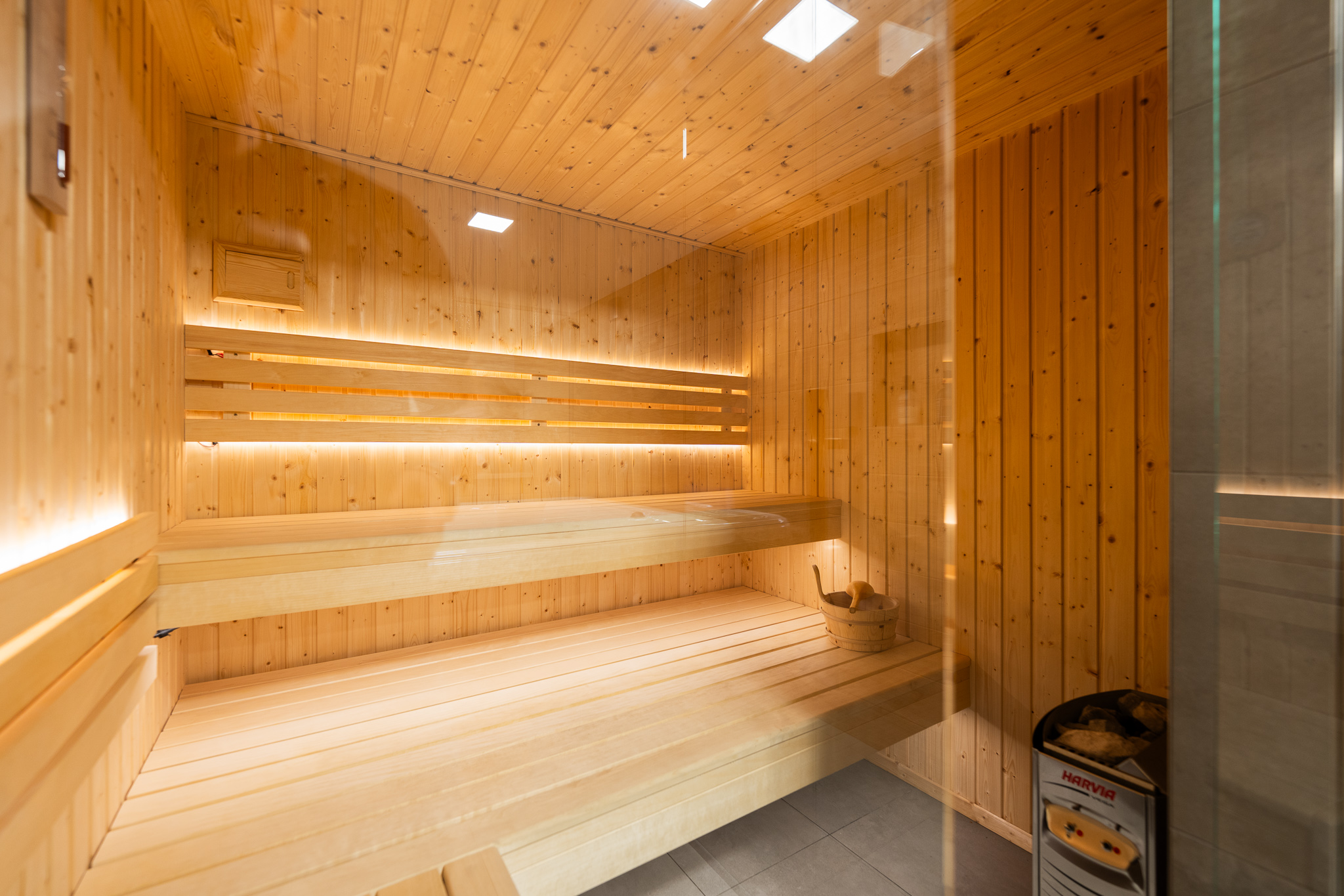 Interiér sauny